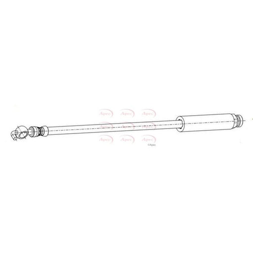 Apec Brake Hydraulic Hose Line Rear HOS4503