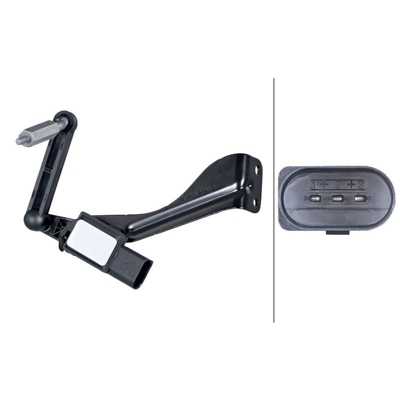 Hella Headlight Levelling Sensor Front Left Connectors V 6PM 012 699-441