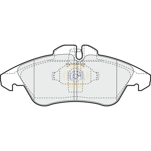 NAPA Front Brake Pad Set NBP1441