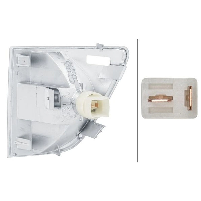Hella Direction Indicator Light Right Front fits Mercedes-Benz Sprinter 2-T
