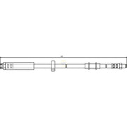 NAPA Brake Hydraulic Hose Line Lower NBH1108