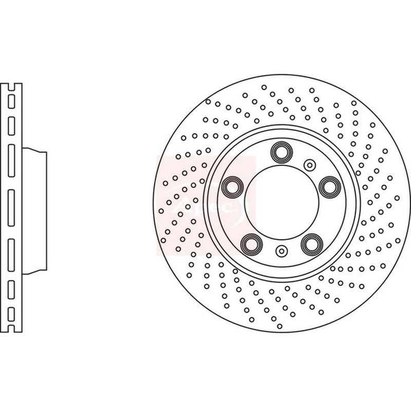 Apec Front / & Rear / Brake Discs & Pads fits Porsche 911 2000-2005 3.6