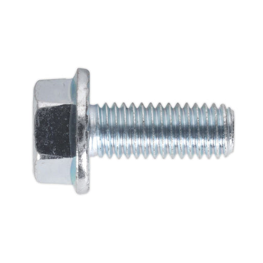 Sealey Setscrew M8 x 20mm Flanged Serrated DIN 6921 Pack of 50 SFS820 Sealey - Dynamic Drive