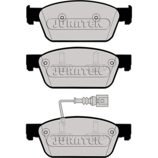 Juratek Front Brake Pad Set fits VW Caravelle 2015-2024 2.0