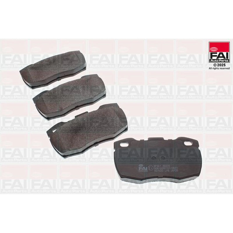 FAI Front Brake Pad Set fits Land Rover 110/127 1983-1990 2.5 3.5