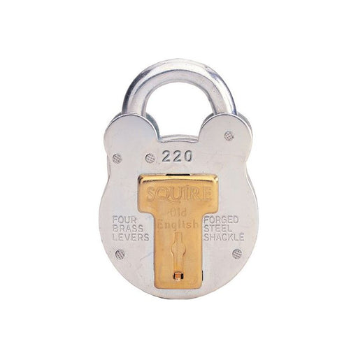 Squire 220 Old English Padlock with Steel Case 38mm Squire - Dynamic Drive