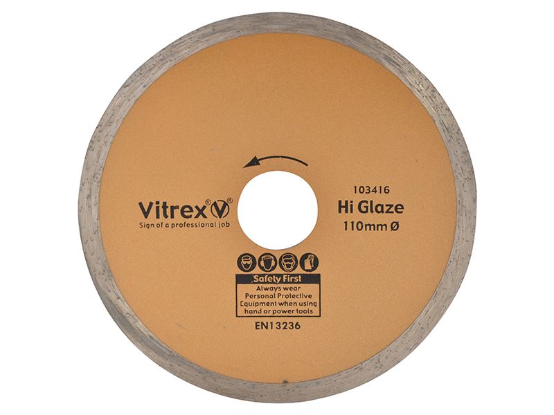Vitrex Hi Glaze Diamond Blade 110mm Vitrex - Dynamic Drive