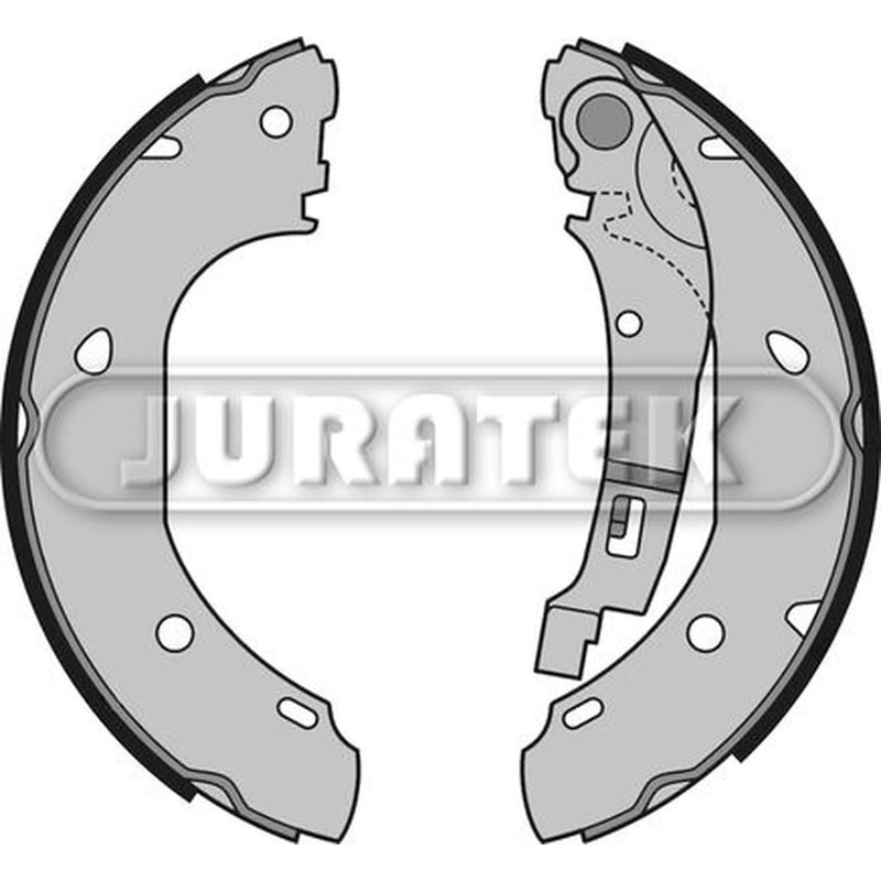 Juratek Brake Shoe Set Axle Kit Rear fits Citroën Relay I 1994-2002