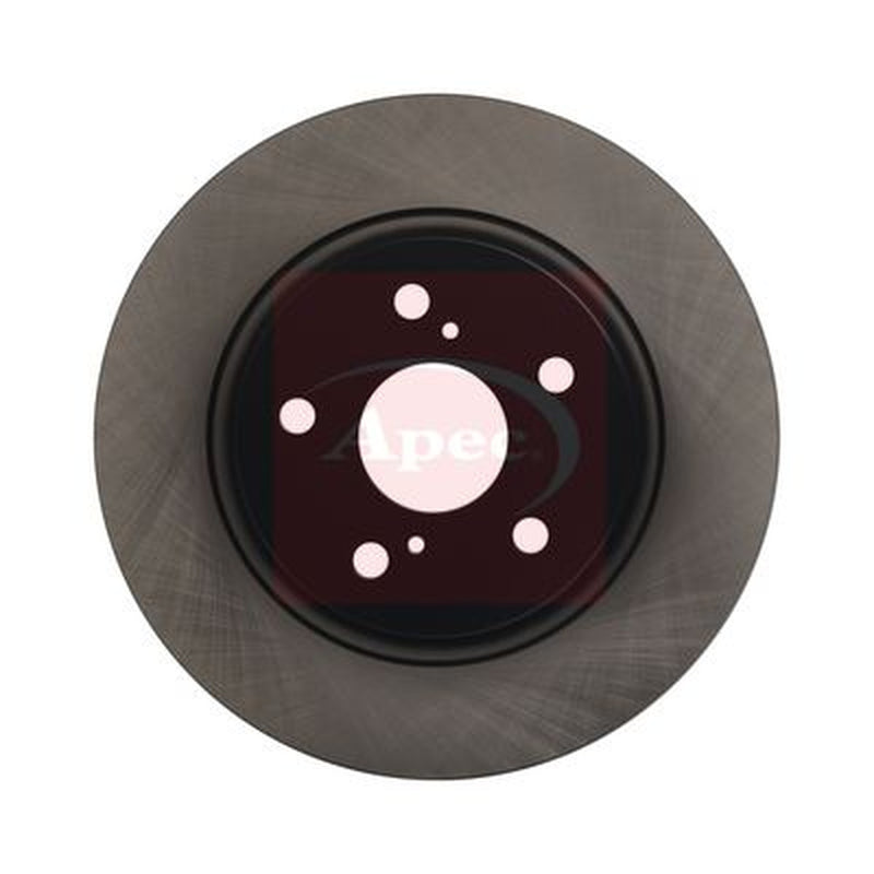 Apec 2 x Solid Brake Discs fits Toyota Avensis 2008-2018 1.6 1.8 2.0 2.2