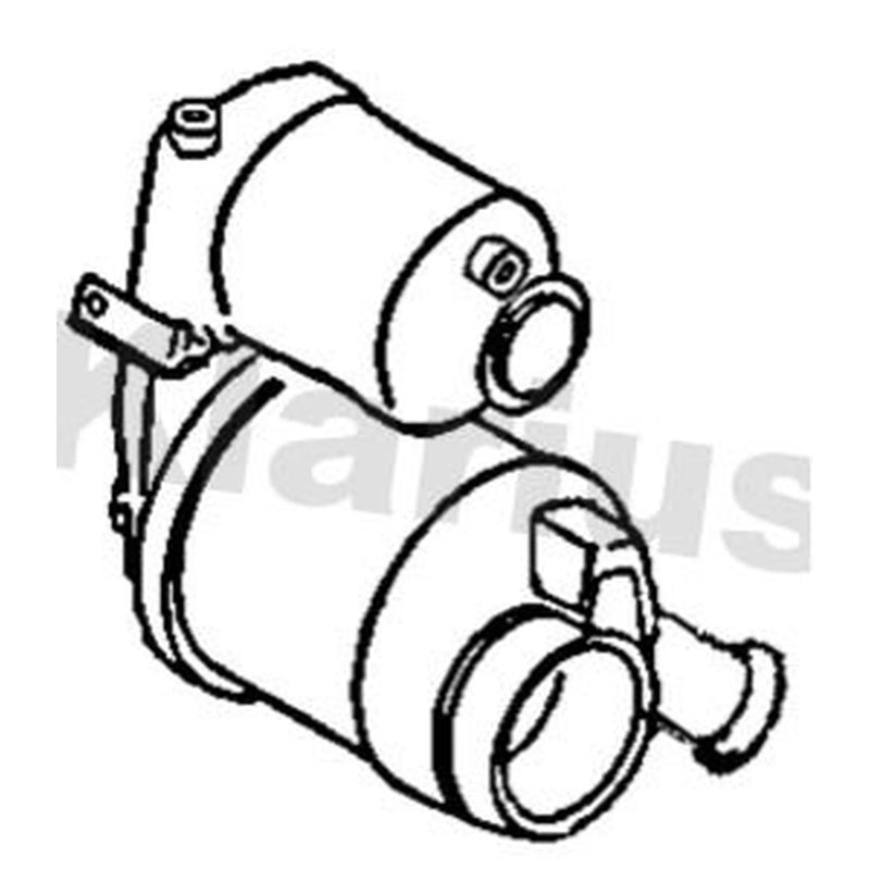 Klarius Diesel Particulate Filter W/Cat T/A fits Audi A3 2013-2020 1.6