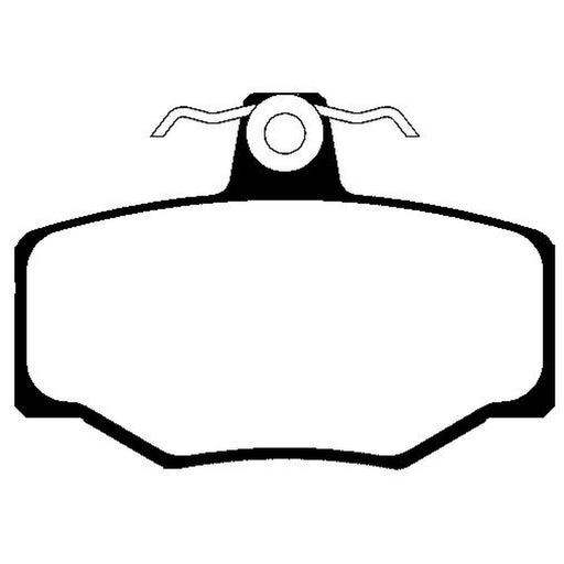 Abtex Rear Brake Pad Set fits Nissan Almera 2000-2006 1.5 1.8 2.2