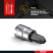 Teng Tools 1/4" PH Bit Socket PH3 Teng Tools - Dynamic Drive