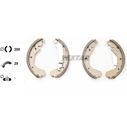 Textar Brake Shoe Set Axle Kit 91033000