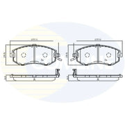 Comline Front Brake Pad Set CBP33171
