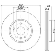 DON Front Brake Discs & Pads fits Opel Insignia A Sports Tourer 2008-2017