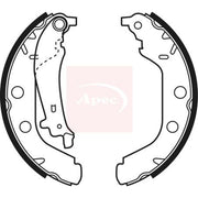 Apec Brake Shoe Set Axle Kit fits Peugeot 406 1995-2004 1.6 1.8 1.9 2.0