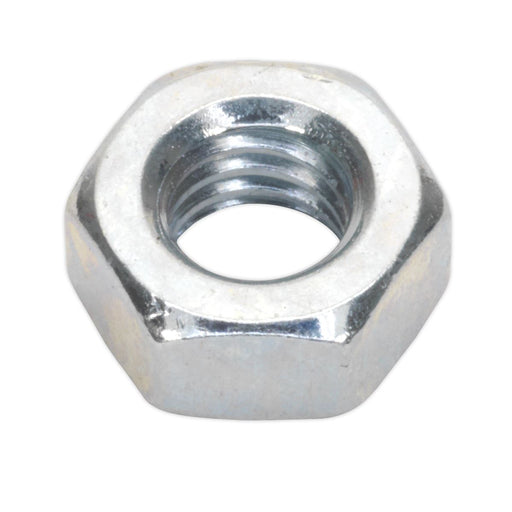 Sealey Steel Nut DIN 934 M6 Pack of 100 SN6 Sealey - Dynamic Drive