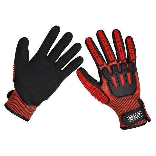 Sealey Cut & Impact Resistant Gloves Large Pair SSP38L Sealey - Dynamic Drive