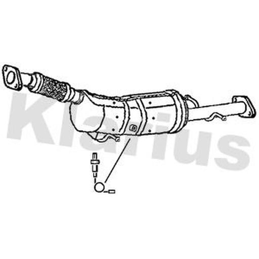 Klarius Diesel Particulate Filter T/A fits Nissan Juke 2010-2019 1.5