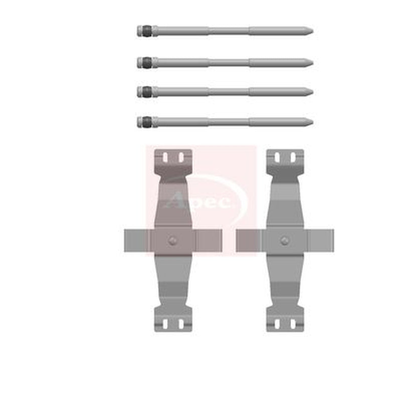 Apec Brake Pad Accessory Fitting Kit Front fits Tesla Model 3 2017-2020