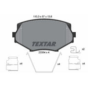 Textar Front Brake Pad Set 2335404