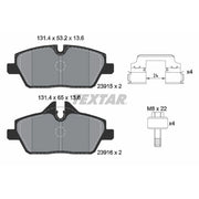 Textar Front Brake Pad Set 2391508