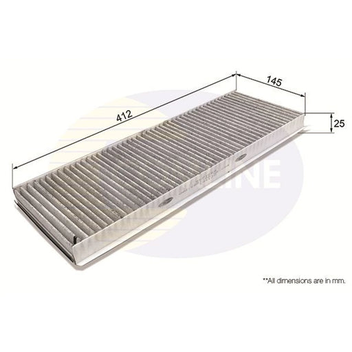 Comline Cabin Air Filter (Pollen Filter) fits Opel Vectra B 1995-2003