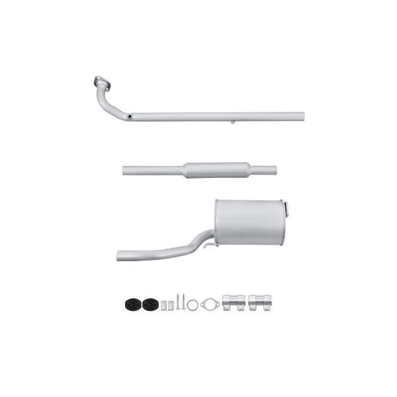 Hella Front Silencer Front fits Daihatsu Cuore 2000-2003 1.0