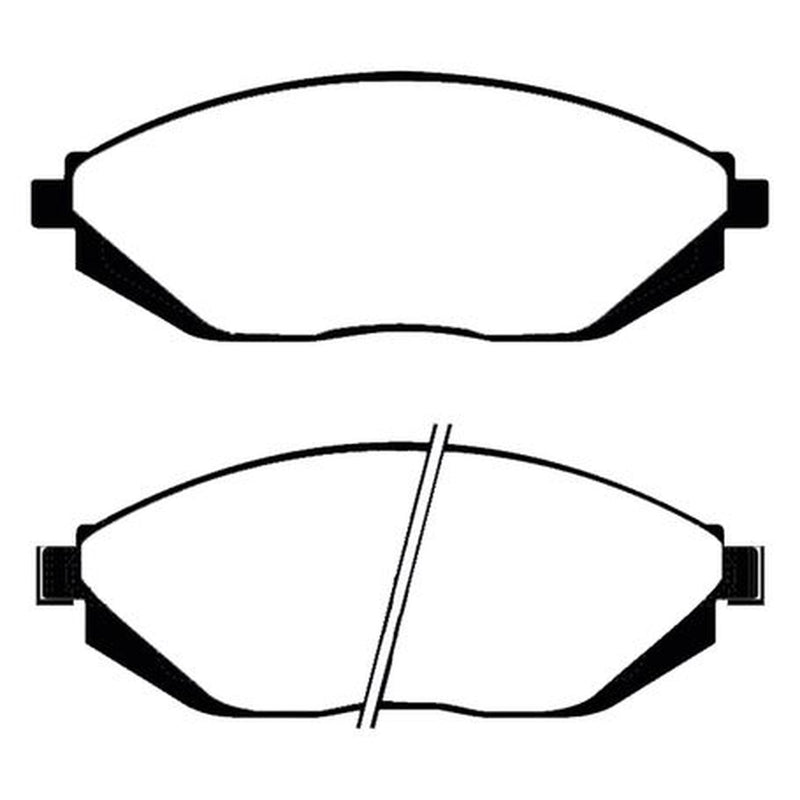 Abtex Front Brake Pad Set fits Chevrolet Spark 2010 on 1.0 1.2