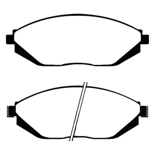 Abtex Front Brake Pad Set fits Chevrolet Spark 2010 on 1.0 1.2