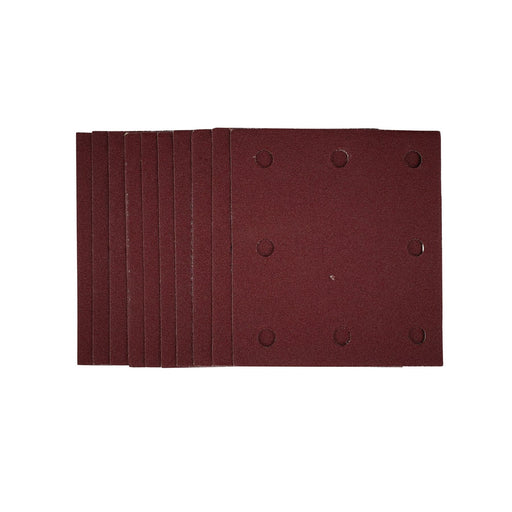 Draper 1/4 Sanding Sheets with Hook and Loop, 115 x 105mm, 120 Grit (Pack of 10) Draper - Dynamic Drive