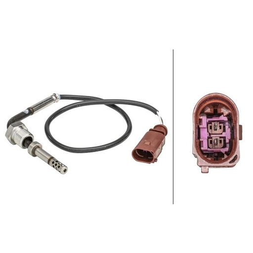 Hella Exhaust Gas Temperature Sensor before exhaust turb fits Audi A4 Allroad B8