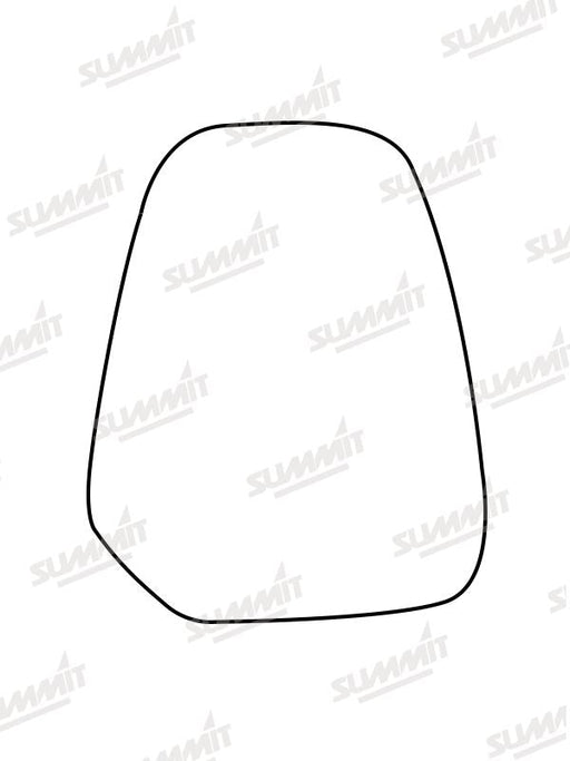 Summit Heated Backing Plate with Commercial Glass fits Ford Transit Courier 14-17 LHS Summit - Bars 4 Cars