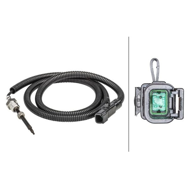 Hella Exhaust Gas Temperature Sensor fits Volvo 9700 2009 on