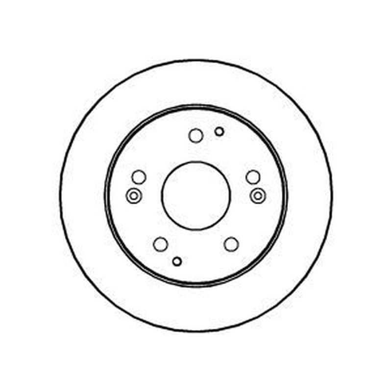 Abtex Front & Rear Brake Discs & Pads fits Honda Civic VII 2001-2005 2.0
