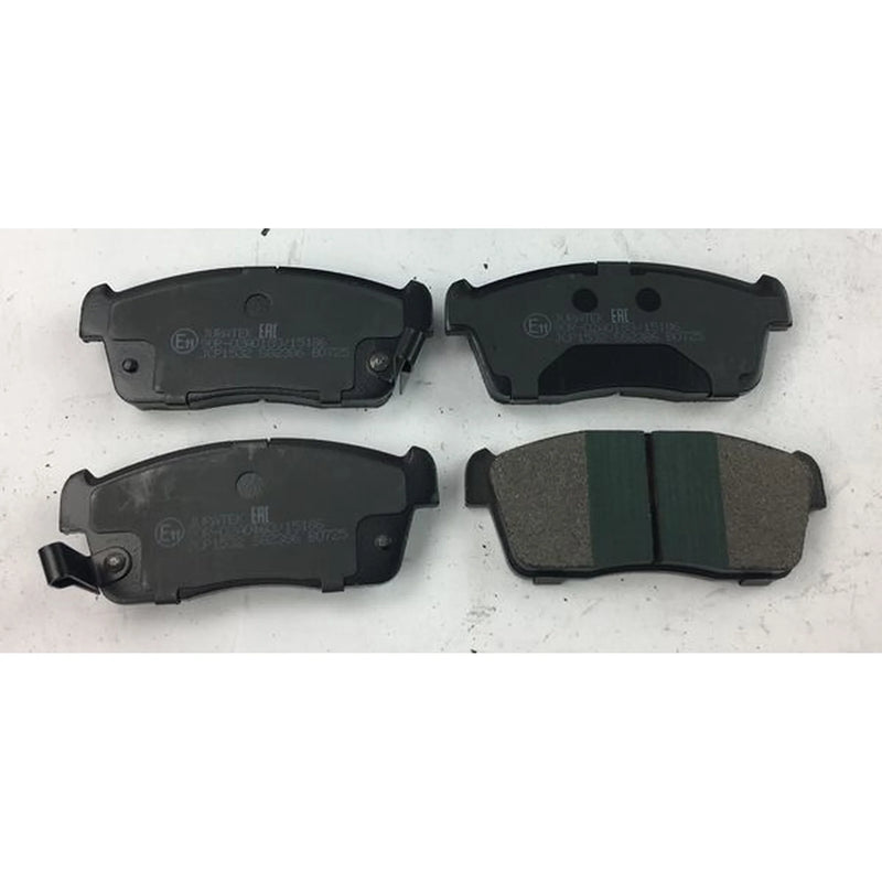 Juratek Front Brake Pad Set fits Daihatsu Charade VI 2003 on 0.7 1.0