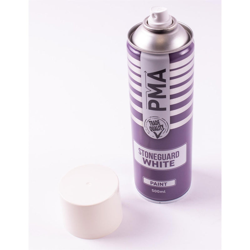 4x Stone Guard White Aerosol Spray Autotek AT00SGW500 UNDERSEAL 500 ML AEROSOL Autotek - Dynamic Drive