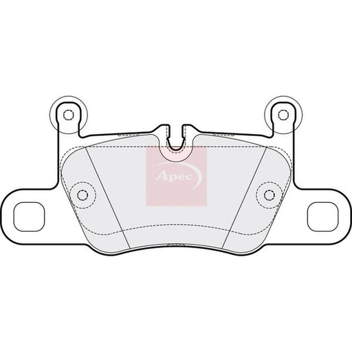 Apec Rear Brake Pad Set PAD2143
