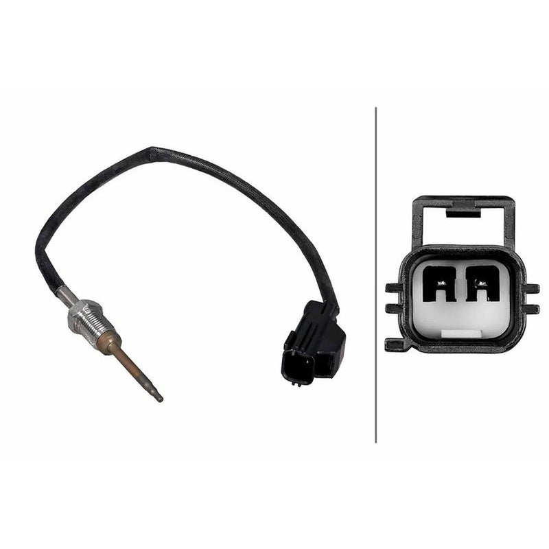Hella Exhaust Gas Temperature Sensor before soot particulate fil fits Ford B-Max