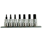 Laser Hex Socket Bit Set 3/8"D 7pc 1791 Laser - Dynamic Drive