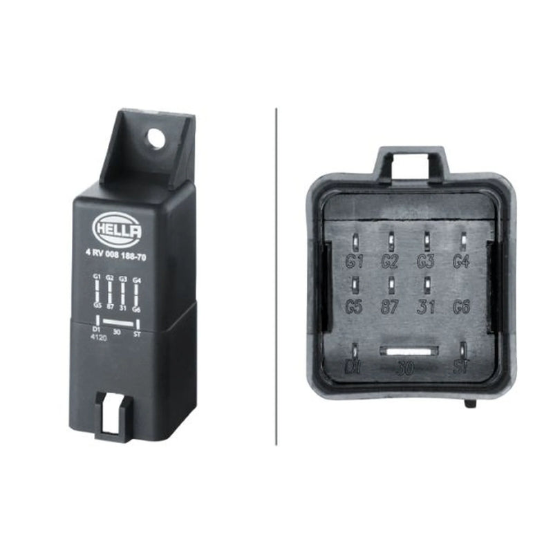 Hella Glow Plug Control Unit fits Volvo C30 2006-2012