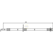 NAPA Brake Hydraulic Hose Line Front Right NBH1147