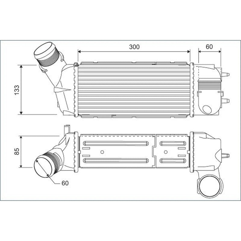 Valeo Intercooler (Charge Air Cooler) 818769