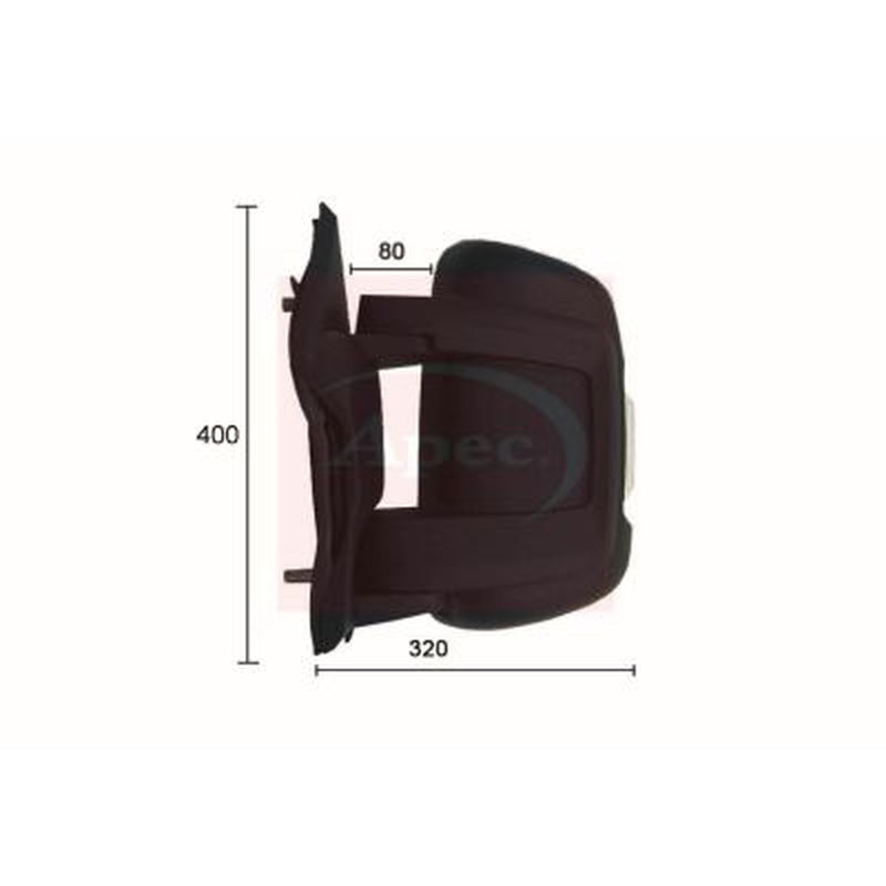 Apec Door / Wing Mirror Left fits Citroën Relay III 2006-2023 2.0 2.2 3.0