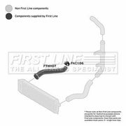First Line Intercooler Turbo Charge Air Hose Front fits VW Crafter 30-35 Bus