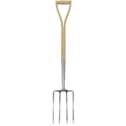 Draper Heritage Stainless Steel Digging Fork with Ash Handle 99013 Draper - Dynamic Drive