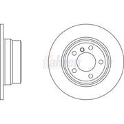 Fahren 2 x Solid Brake Discs fits BMW X5 2000-2006 3.0 4.4