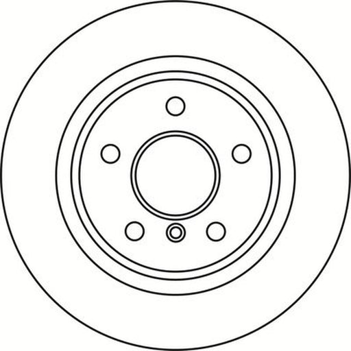 Abtex 2 x Vented Brake Discs fits BMW 5 2009-2017