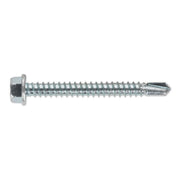 Sealey Self Drilling Screw 5.5 x 50mm Hex Head Zinc Pack of 100 SDHX5550 Sealey - Dynamic Drive