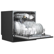 Baridi Tabletop Dishwasher 8 Place Settings 8L Capacity - Black DH88 Baridi - Dynamic Drive